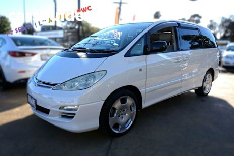 White 2003 Toyota Estima Wagon Aeras