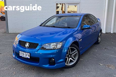 Blue 2011 Holden Commodore Sedan SV6