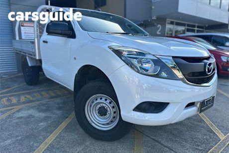 White 2017 Mazda BT-50 Cab Chassis XT (4X2)