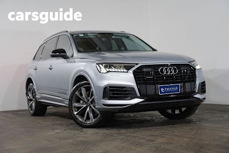 Silver 2022 Audi Q7 Wagon 45 TDI Quattro Mhev