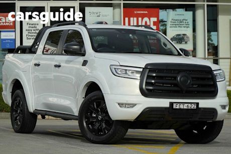 White 2023 GWM UTE Dual Cab Utility Cannon Vanta (4X4)
