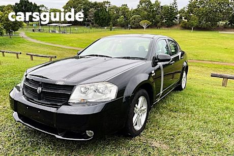 Black 2007 Dodge Avenger Sedan SX
