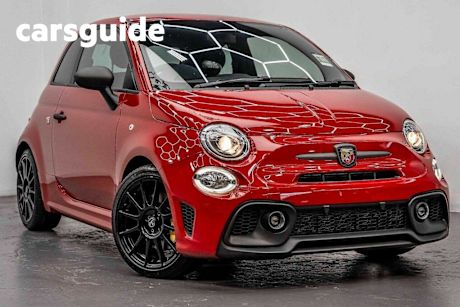 Red 2024 Abarth 695 Hatchback Competizione