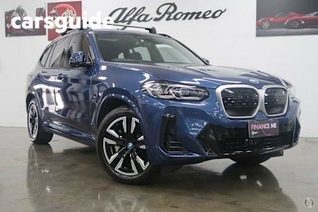 Blue 2024 BMW IX3 Wagon M Sport