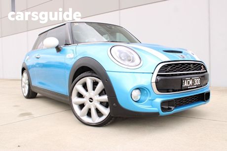 Blue 2014 Mini Cooper Hatchback S