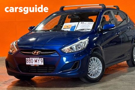 Blue 2015 Hyundai Accent Hatchback Active