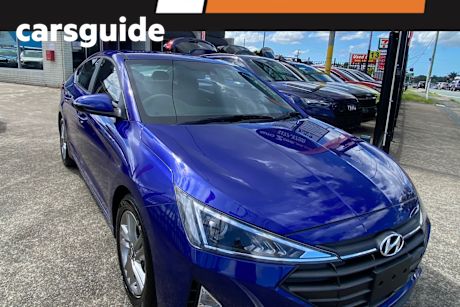 Blue 2019 Hyundai Elantra Sedan Active Smartsense
