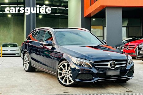 Blue 2017 Mercedes-Benz C-CLASS Wagon C250 S205