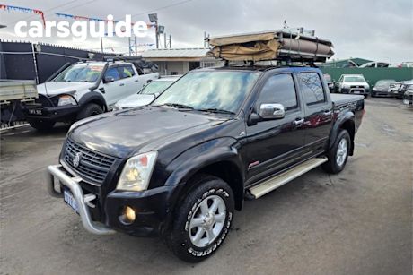 Black 2007 Holden Rodeo Crew Cab Pickup LT (4X4)