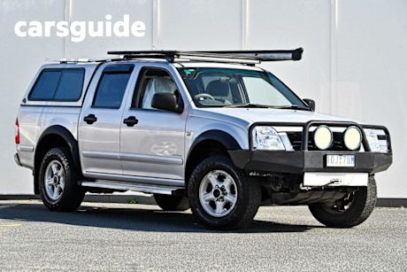 Silver 2004 Holden Rodeo Crew Cab Pickup LX