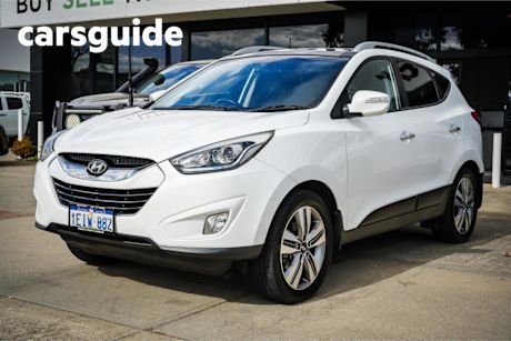 White 2013 Hyundai IX35 Wagon Highlander (awd)