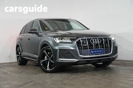Grey 2023 Audi Q7 Wagon 50 TDI S Line Quattro Mhev