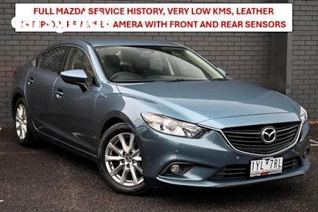 Blue 2013 Mazda 6 Sedan Touring
