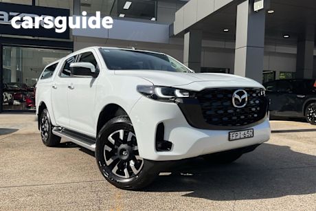 White 2025 Mazda BT-50 Dual Cab Pick-up XTR (4X2)