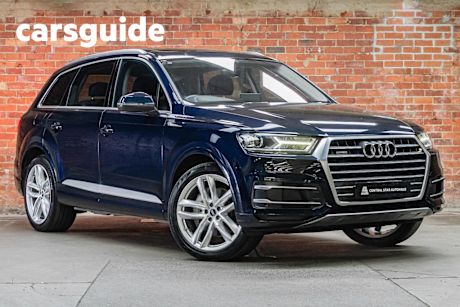 Blue 2017 Audi Q7 Wagon 3.0 TDI Quattro (160KW)