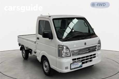 White 2024 Suzuki Carry Ute Tray KC 4WD