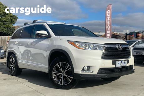 White 2016 Toyota Kluger Wagon GXL (4X4)