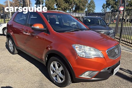 Orange 2013 Ssangyong Korando Wagon S