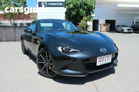 Black 2024 Mazda MX-5 Convertible G20 RF GT