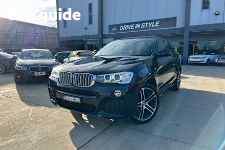 Black 2016 BMW X4 Coupe