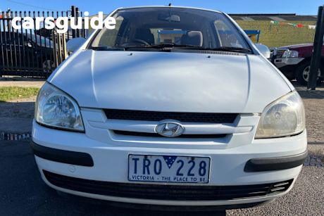 White 2005 Hyundai Getz Hatchback XL