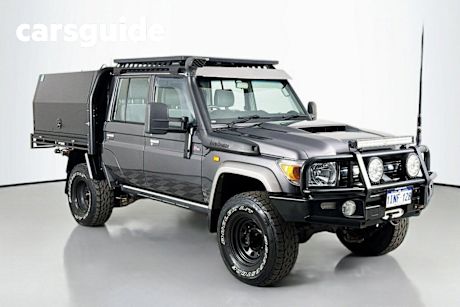 Grey 2020 Toyota Landcruiser Double Cab Chassis GXL (4X4)