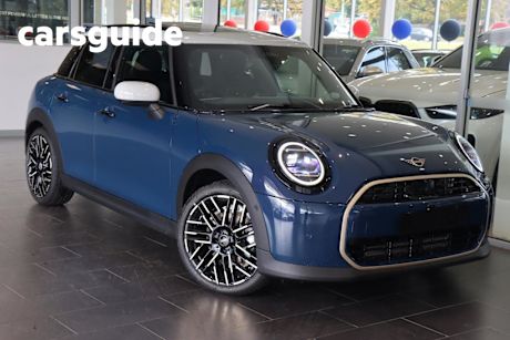 Blue 2024 Mini Cooper Hatchback C Favoured 5D Hatch