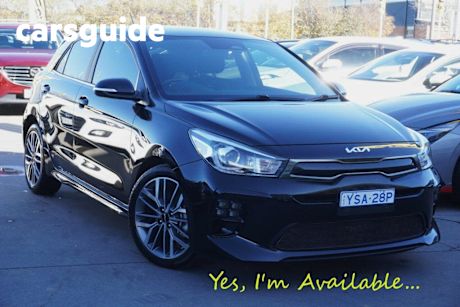 Black 2021 Kia RIO Hatchback GT-Line
