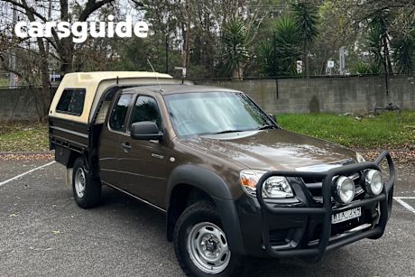 Brown 2009 Mazda BT-50 Cab Chassis B3000 Freestyle DX+