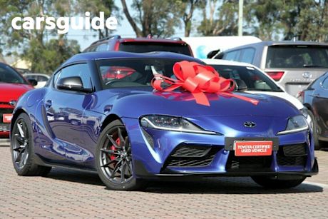 Blue 2024 Toyota Supra Coupe GTS +alcantara Seats