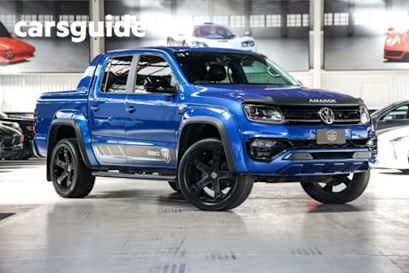 Blue 2021 Volkswagen Amarok Dual Cab Utility TDI580 W580 4Motion