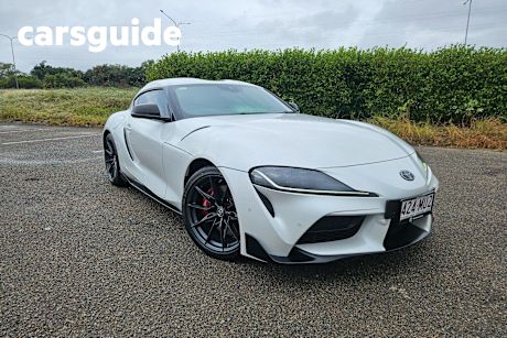 White 2022 Toyota Supra Coupe GTS +alcantara Seats