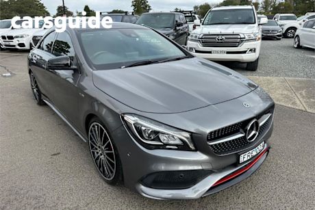 Grey 2017 Mercedes-Benz CLA250 Coupe Sport 4Matic