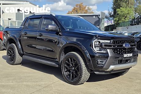 Black 2025 Ford Ranger Double Cab Pick Up Wildtrak 3.0 (4X4)