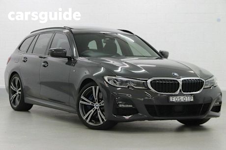 Grey 2019 BMW 330I Wagon Touring M Sport