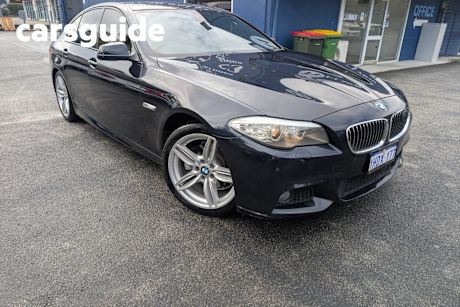 Blue 2011 BMW 520D Sedan