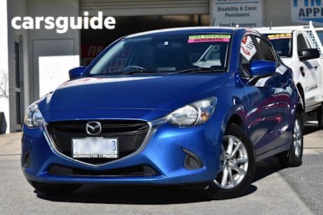 Blue 2016 Mazda 2 Hatchback Maxx