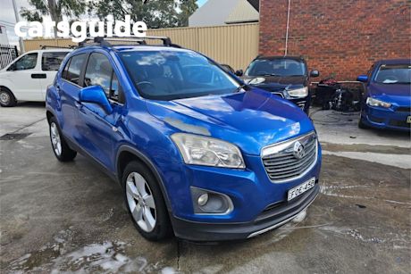 Blue 2013 Holden Trax Wagon LTZ