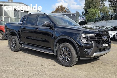 Black 2024 Ford Ranger Double Cab Pick Up Wildtrak 2.0 (4X4)