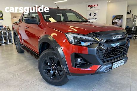 Orange 2024 Isuzu D-MAX Crew Cab Utility X-Terrain (4X4)