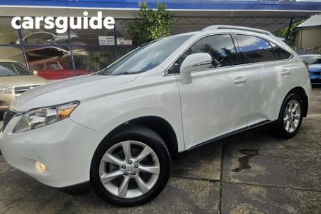 White 2009 Lexus RX350 Wagon Sports Luxury