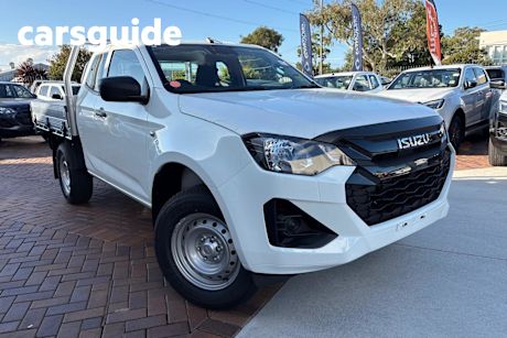White 2025 Isuzu D-MAX Space Cab Chassis SX (4X2) High-Ride