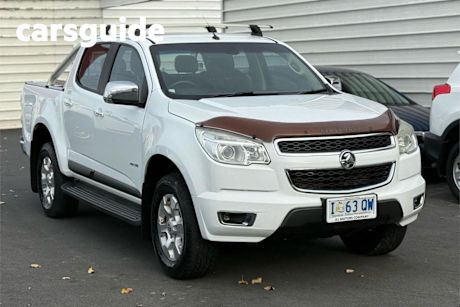 White 2013 Holden Colorado Crew Cab Pickup LTZ (4X2)