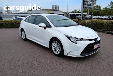 White 2021 Toyota Corolla Sedan Ascent Sport