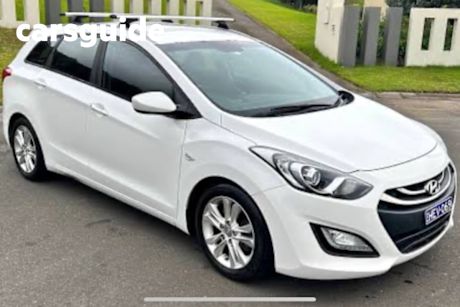 White 2014 Hyundai I30 Wagon Tourer Active 1.6 GDI