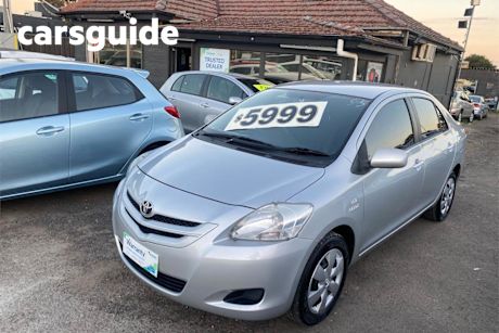 Silver 2007 Toyota Yaris Sedan YRS