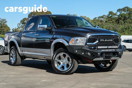 Grey 2019 Ram 1500 Ute Tray Laramie Crew Cab SWB