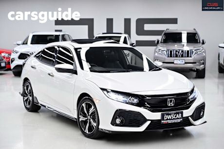 White 2019 Honda Civic Hatchback RS