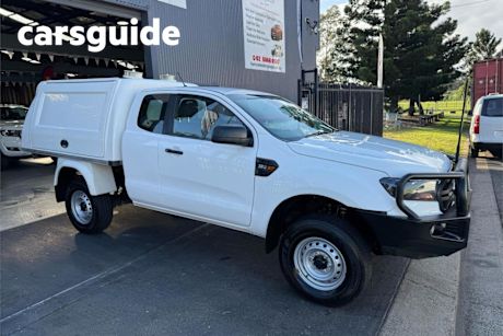 White 2020 Ford Ranger Super Cab Chassis XL 3.2 (4X4)