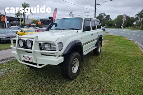 White 1992 Toyota Landcruiser Wagon GXL (4X4)